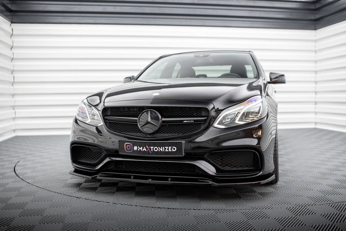 Frontspoiler Mercedes E63 AMG W212 Facelift detaljbilde av profilen