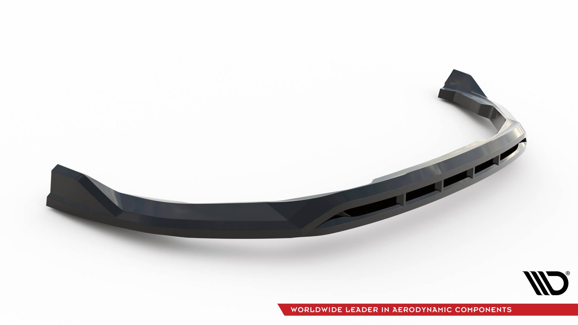 Front splitter til Peugeot 3008 GT-Line MK2 Facelift med markerte kanter og integrerte luftkanaler.