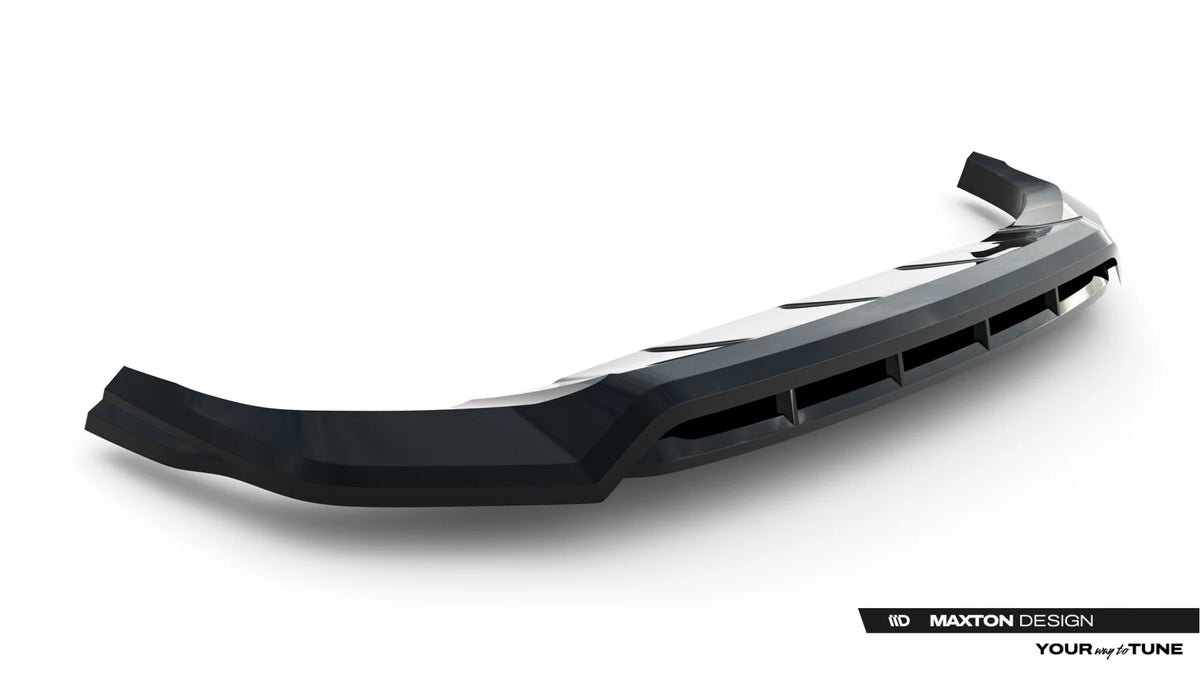 Detaljbilde av ABS-frontsplitter til Porsche Cayenne Mk3 Facelift