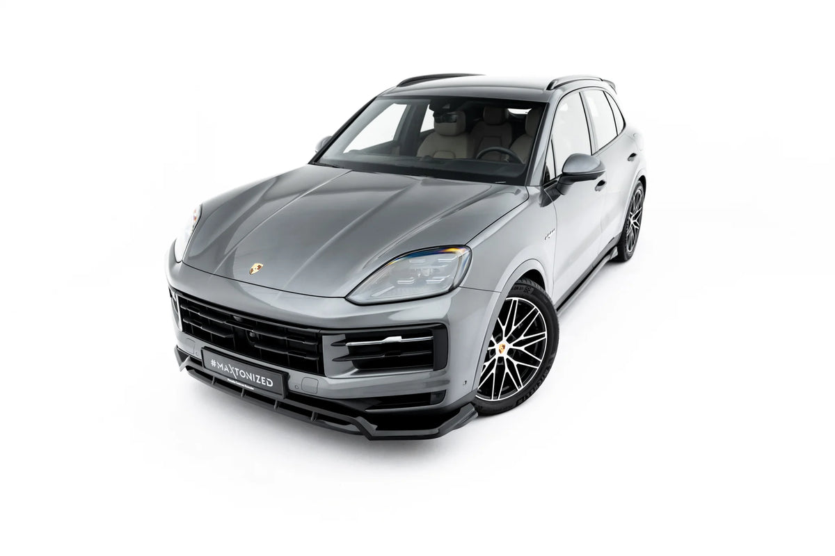 Blank sort frontsplitter til Porsche Cayenne SUV Mk3 Facelift