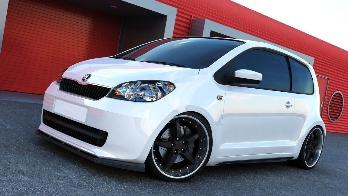 Frontspoiler Skoda Citigo detaljbilde av profilen