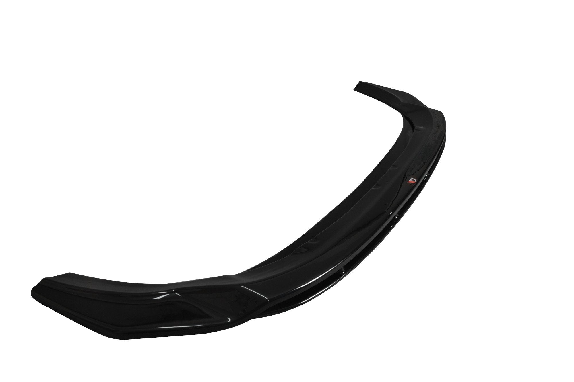 Frontleppe til Ford Transit Custom MK1 Facelift, sort og blank med raffinerte linjer mot hvit bakgrunn.