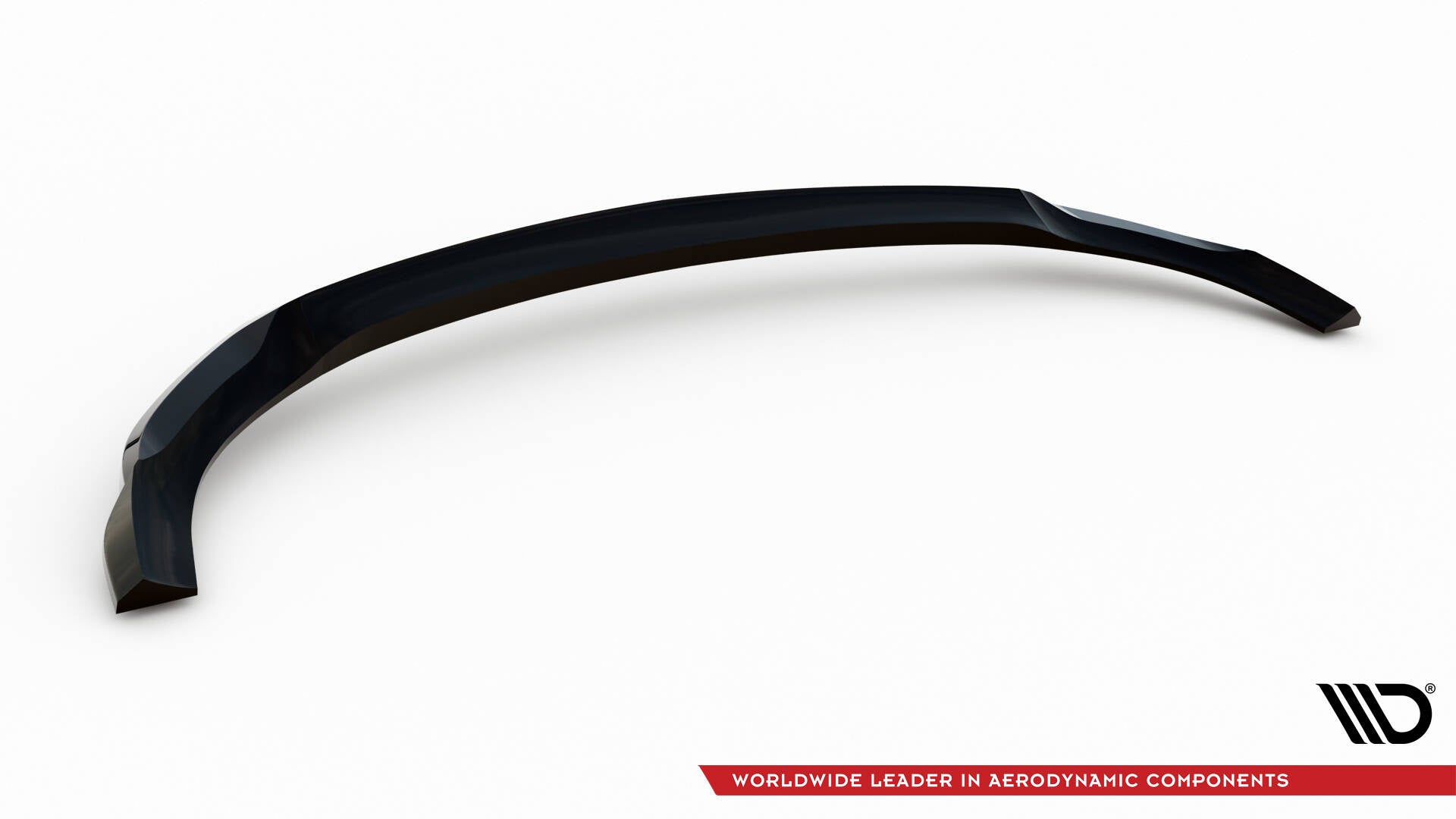 Front lip til Mercedes CLE AMG-Line C236 V.1 i svart, glanset finish med aerodynamiske linjer.