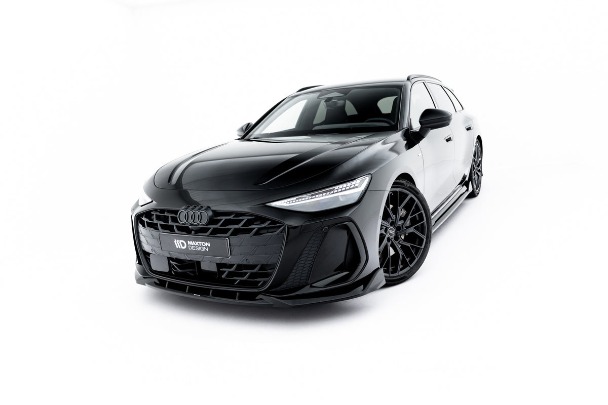 Frontsplitter til Audi A6 S-Line C9 sett skrått forfra