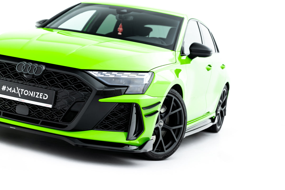Detaljbilde av Maxton frontsplitter for Audi RS3 Sportback 8Y