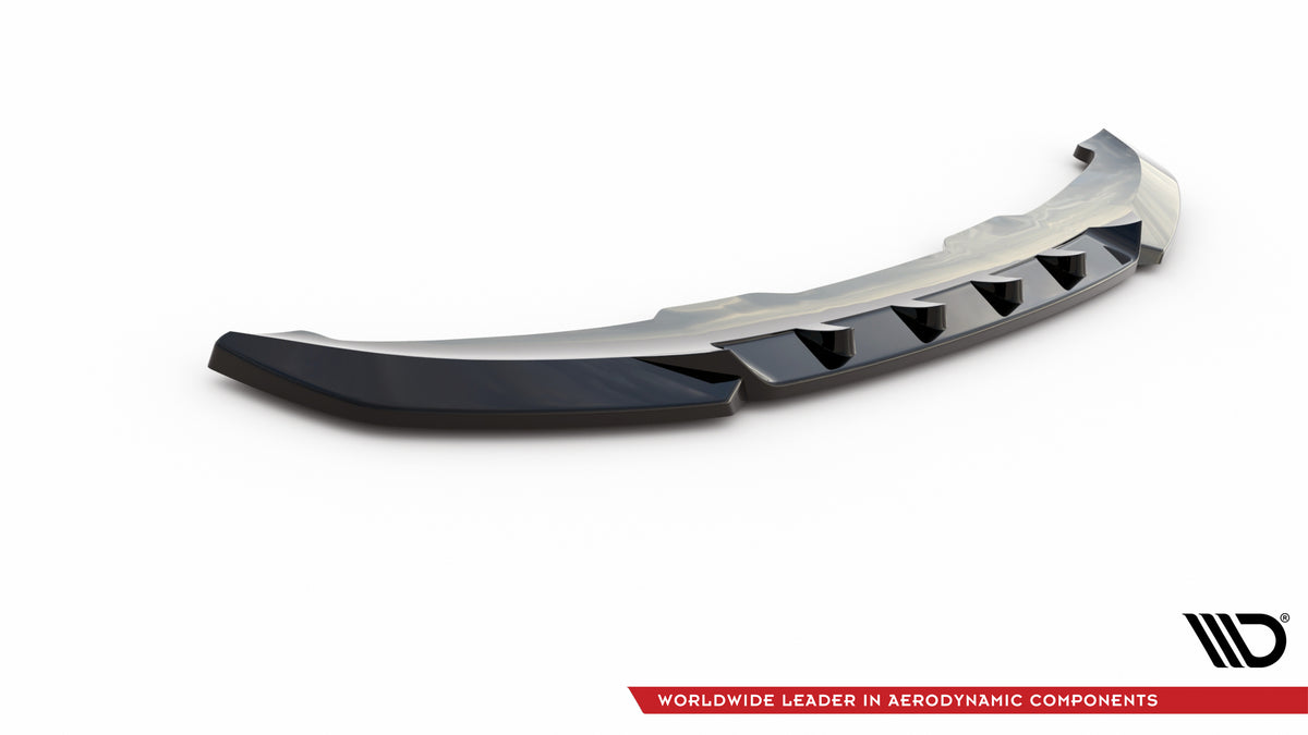 Detaljbilde av frontsplitter i ABS til BMW i3 S Facelift