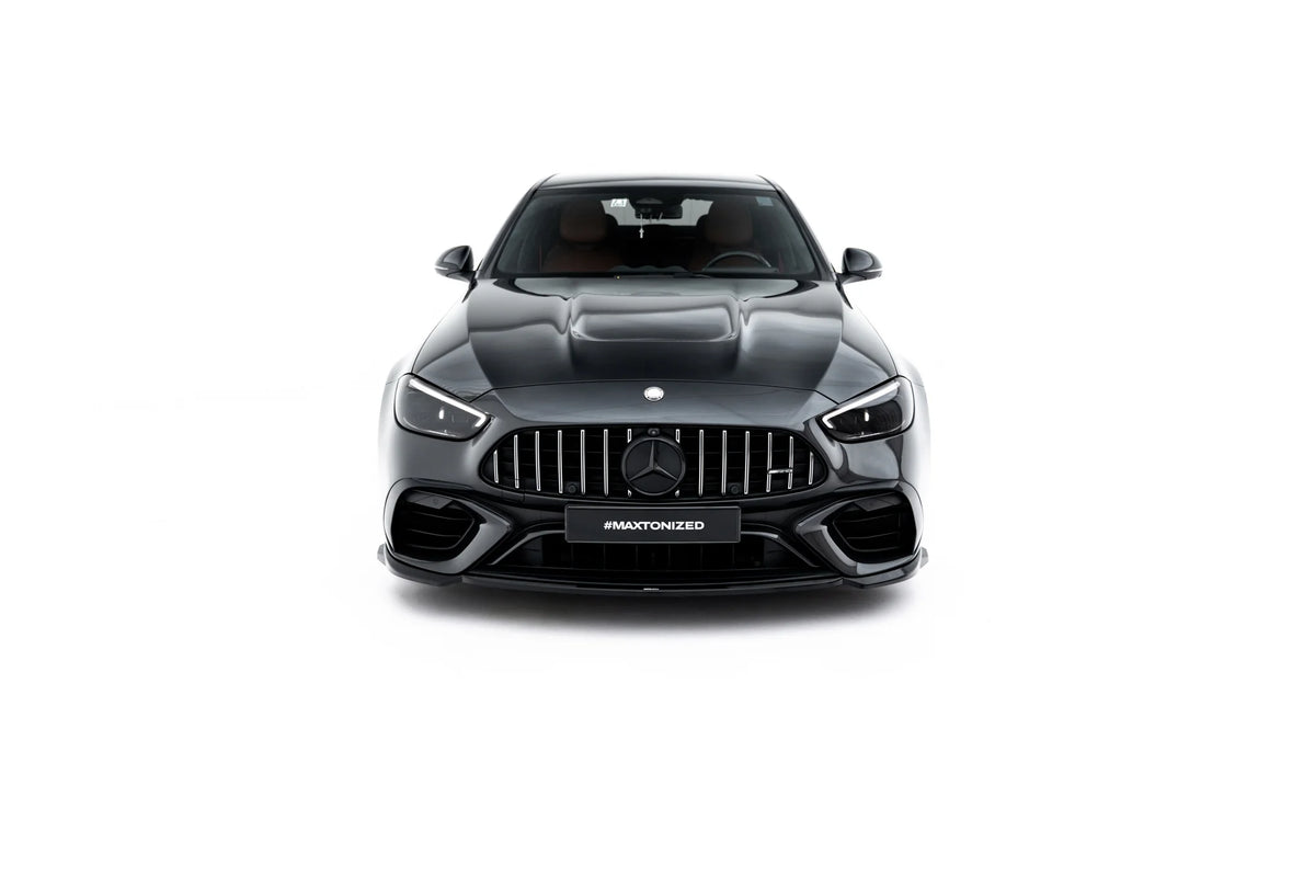 Maxton Design frontsplitter montert på Mercedes-AMG C63 Sedan W206