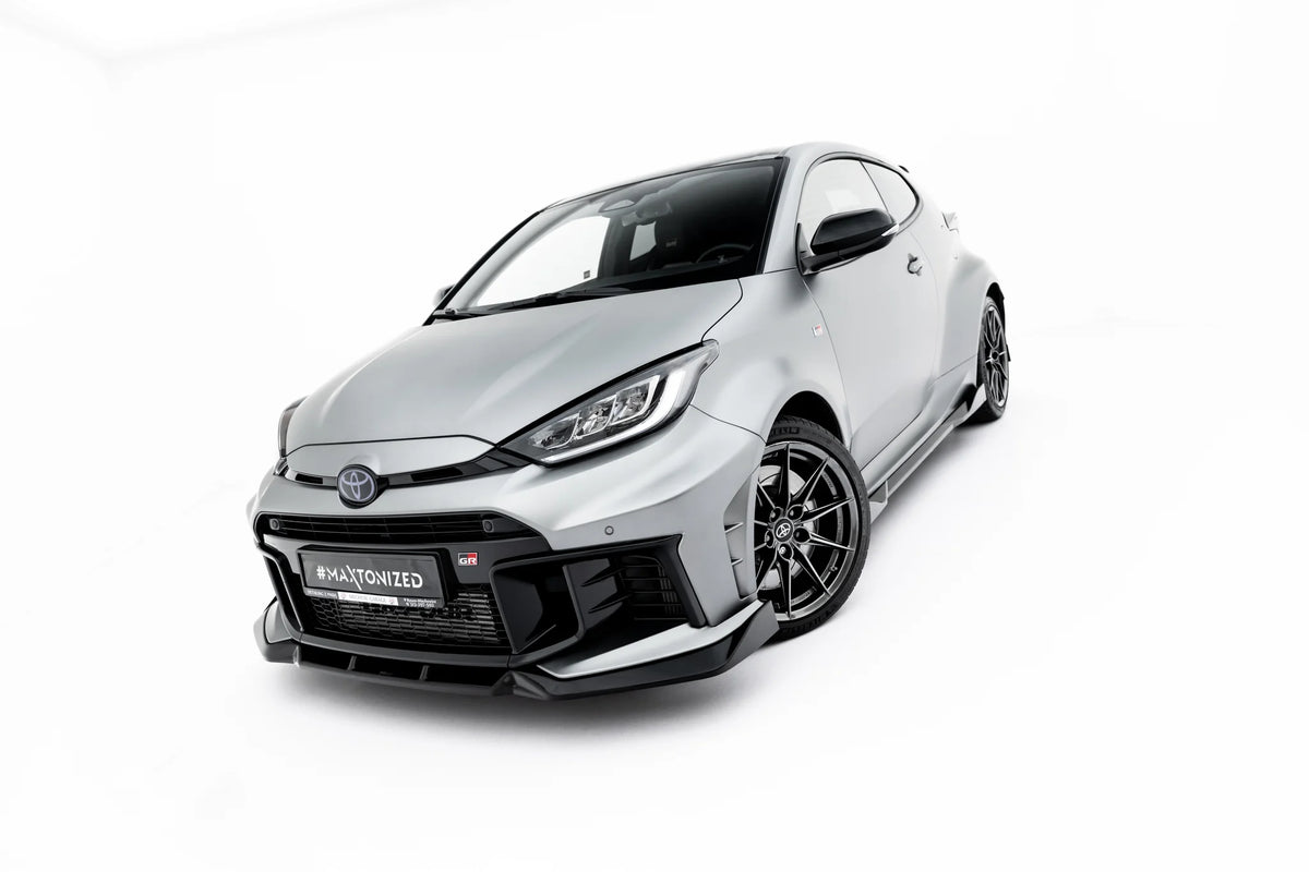Frontsplitter V.2 i ABS Gloss Black til Toyota GR Yaris Mk4 Facelift