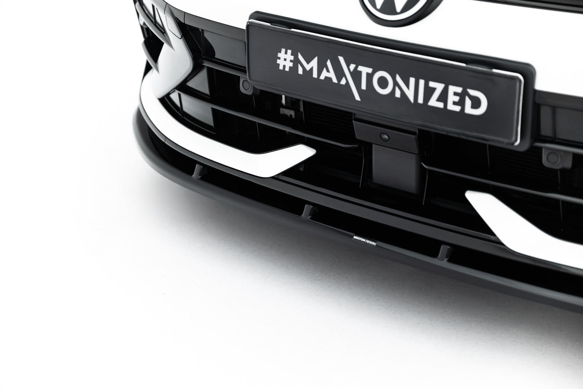 Frontsplitter V.2 med monteringssett til Golf R Variant Mk8 Facelift