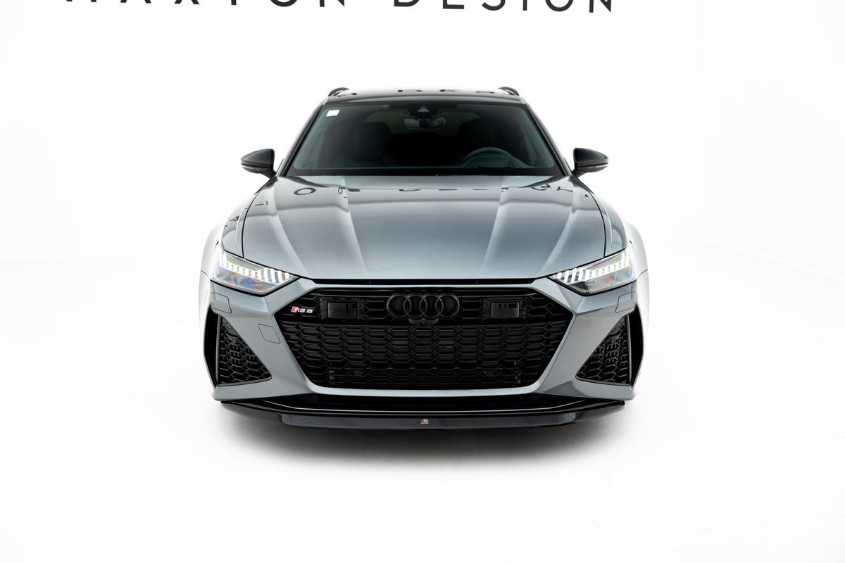 Blank sort frontsplitter til Audi RS6 C8 Facelift