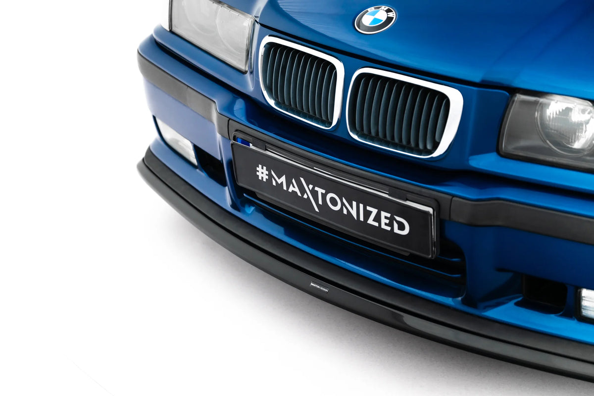 Frontsplitter montert på BMW M3 Cabrio E36 sett forfra