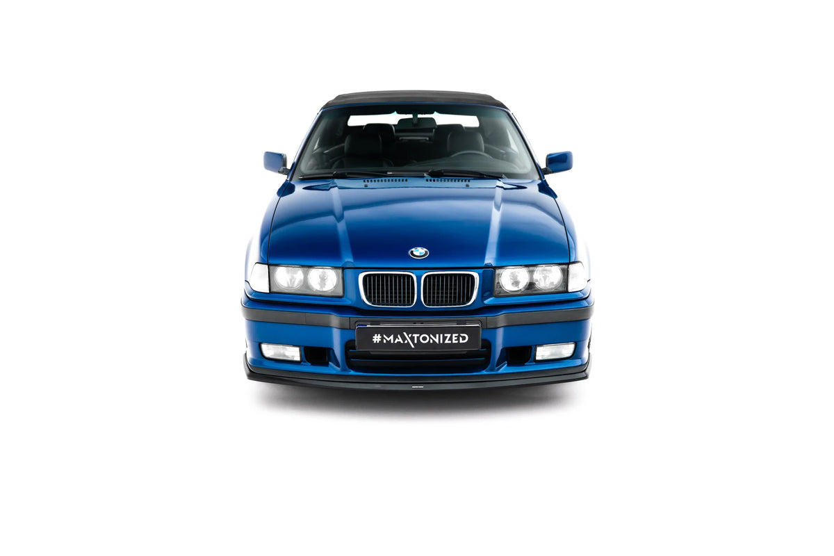 Nærbilde av frontsplitter til BMW 3 M-Pack Coupe E36