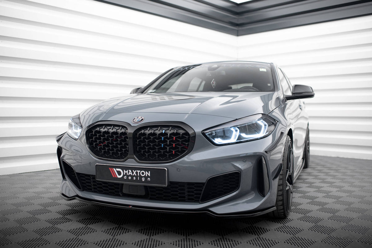 Frontspoiler BMW 1 F40 V.4 M-Pack vist montert