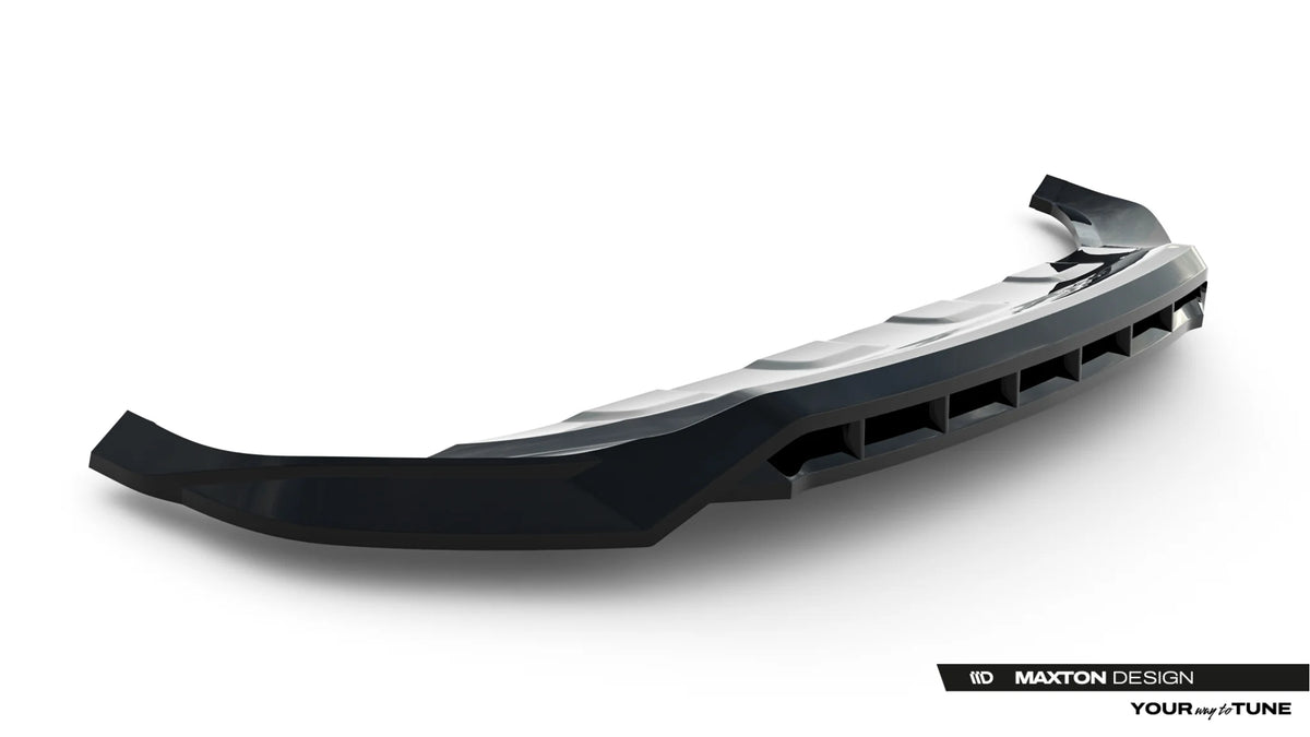 Detalj av ABS-frontsplitter på Volkswagen Touareg Mk3 Facelift