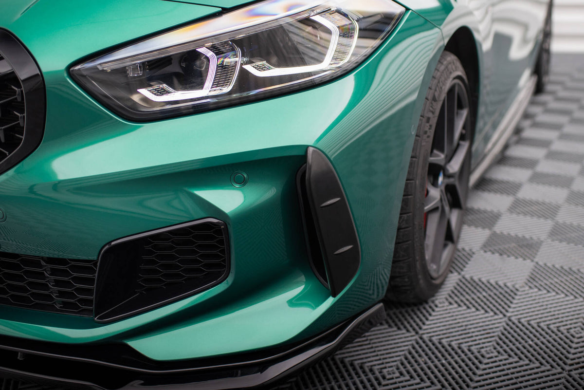 Luftinntaksdeksler til BMW 1 F40 i blank sort ABS-plast