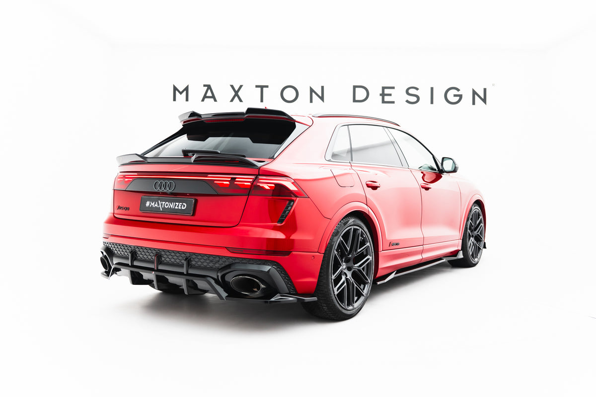 Maxton Design spoiler cap montert på Audi RSQ8 Mk1 Facelift
