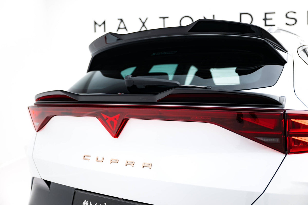 Spoiler Cap i blank sort ABS til Cupra Formentor Mk1 Facelift