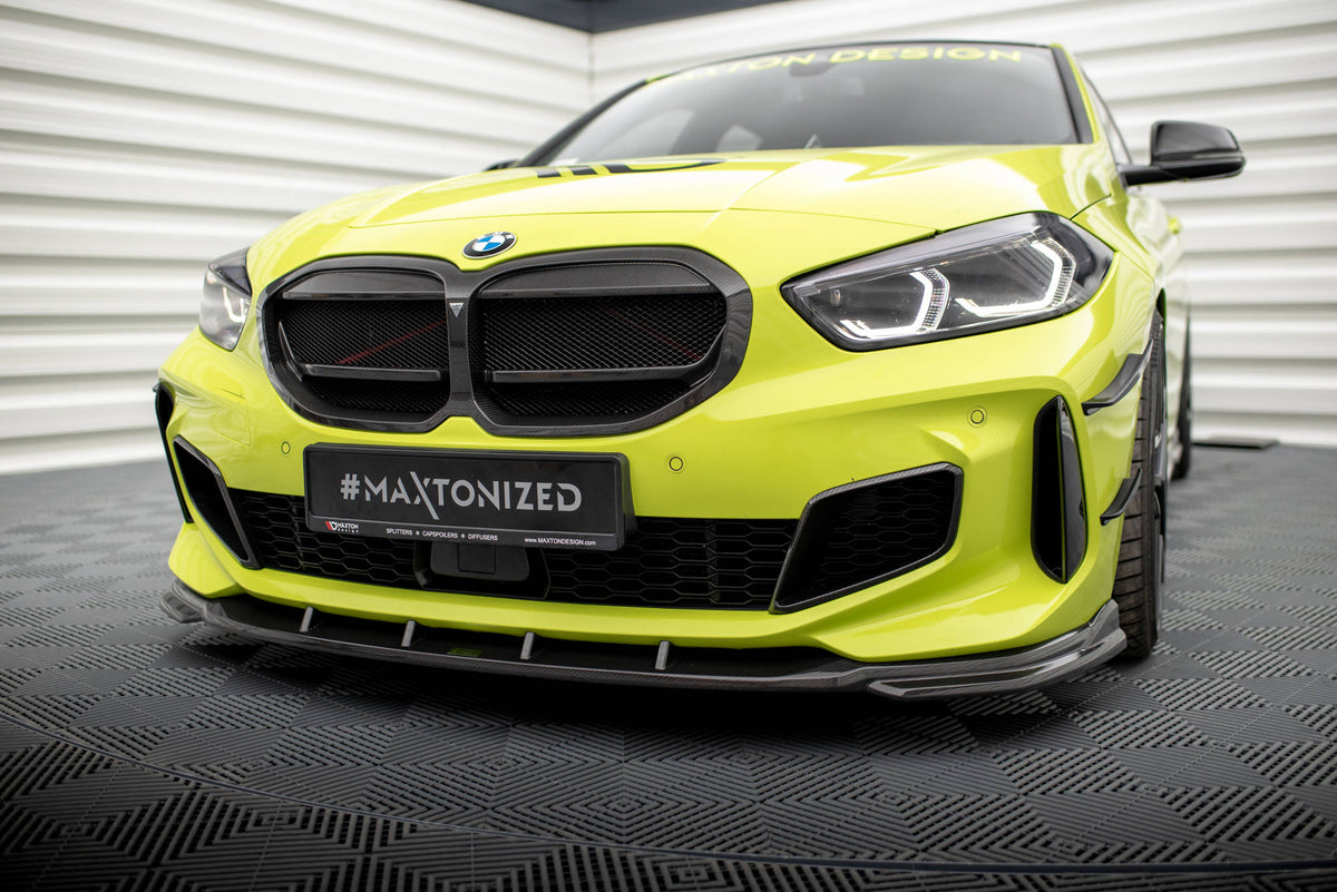 Frontgrill BMW 1-serie F40 M-Sport i blank karbonfinish