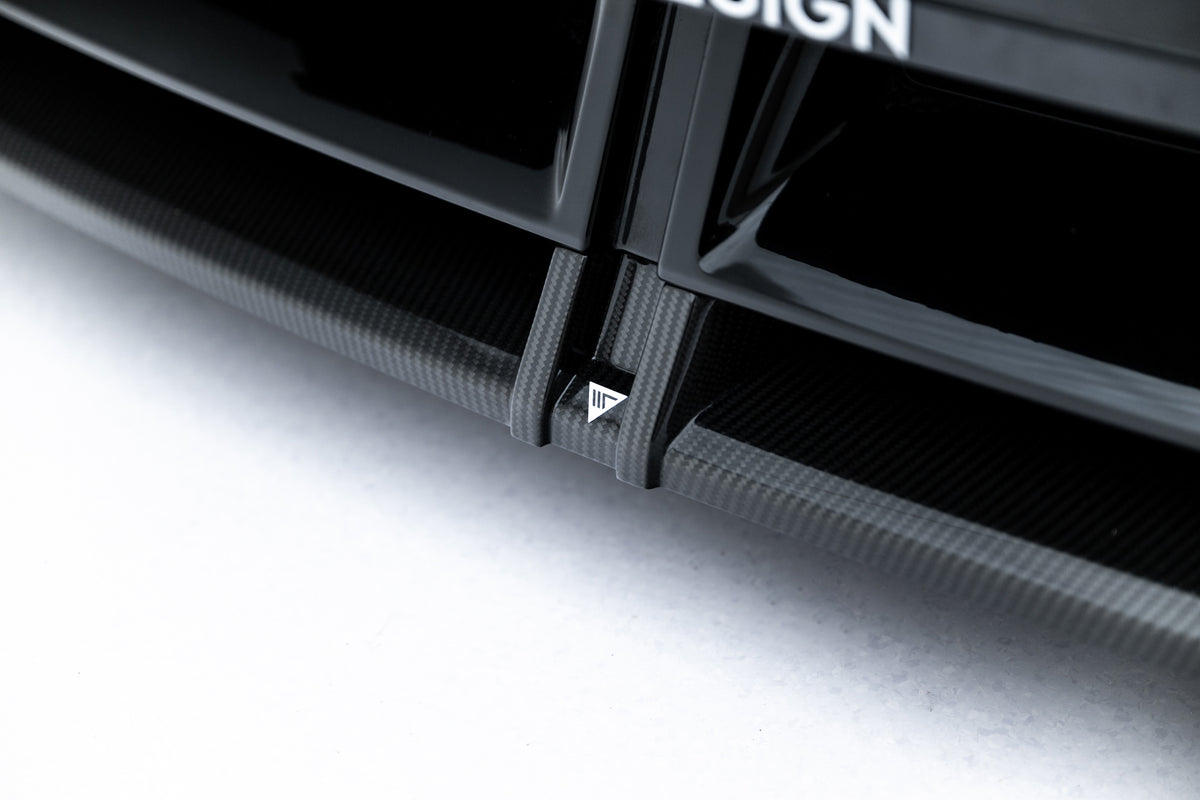 Carbon Uniform Shape-overflate på frontsplitter til BMW 1-serie F70