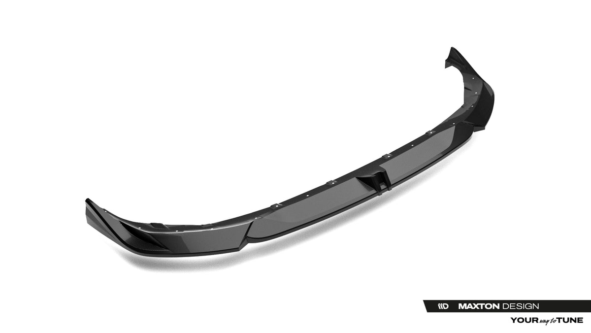 Underside av karbon frontsplitter til BMW 1 M-Pack F70 med festepunkter