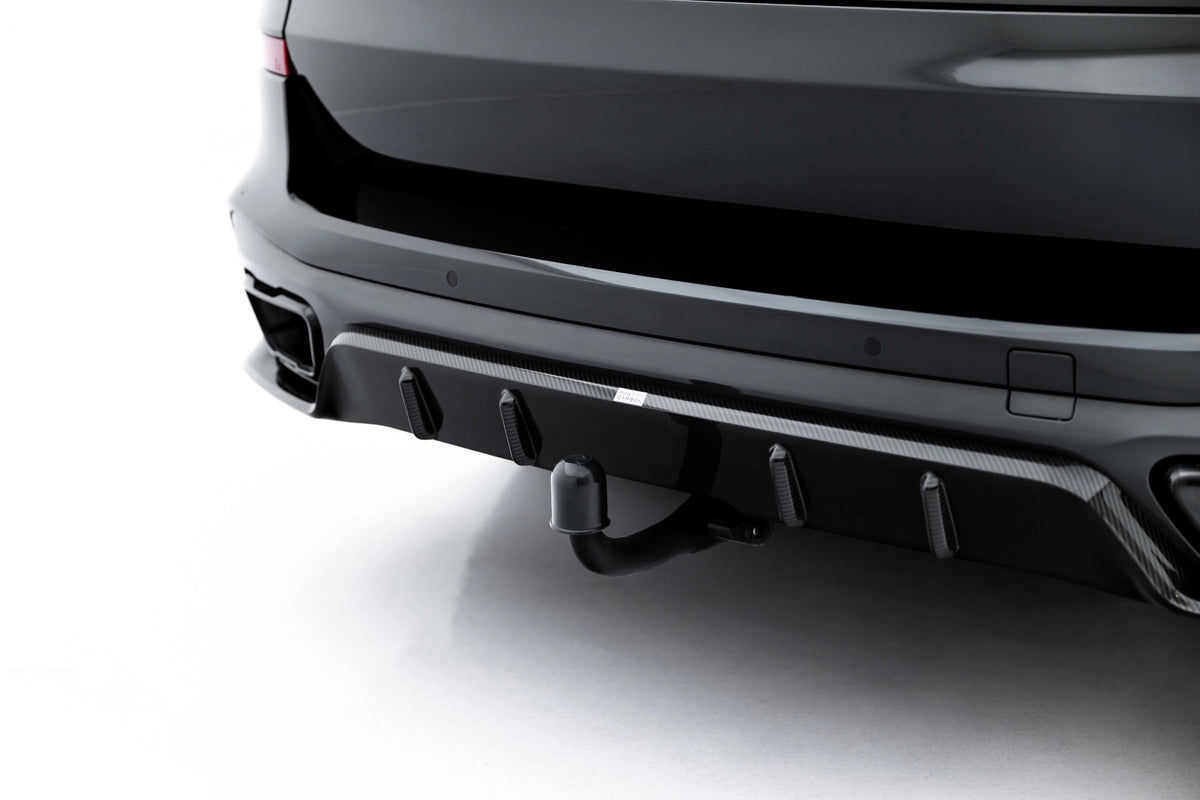 Bakdiffuser BMW X5 M-Pack G05 montert på bakfanger