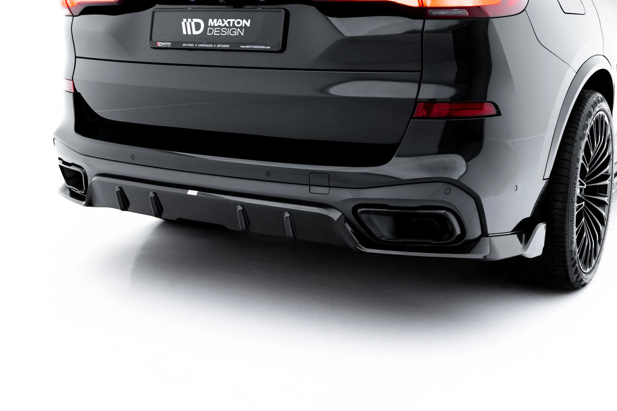 Bakdiffuser til BMW X5 M-Pack G05 med Carbon Uniform Shape-finish