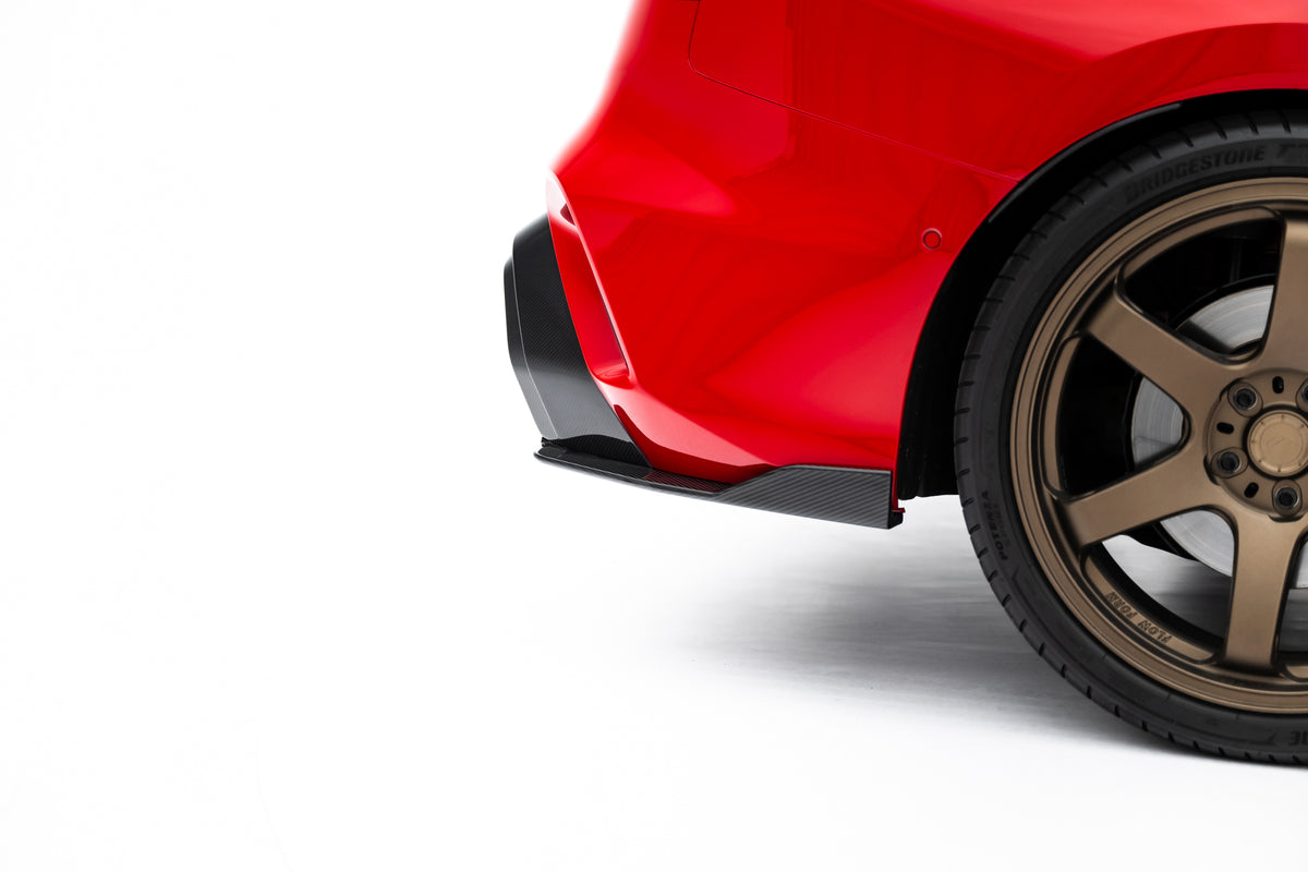 Venstre sidesplitter bak i karbon til Audi RS3 Sedan 8Y Facelift