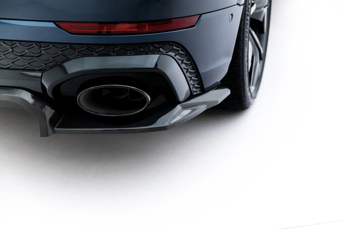 Forborede monteringshull på baksplitter til Audi RSQ8 Mk1 Facelift