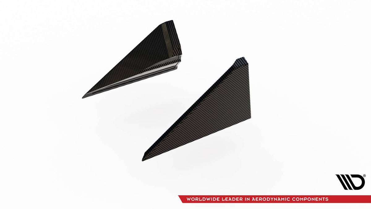 Detalj av Carbon Uniform Shape på sidesplitter til BMW M4 G83 Convertible