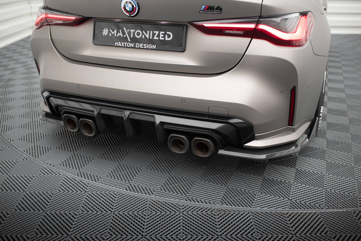 Sidesplittere Bak til BMW M4 G82 i prepreg karbonfiber, komplett sett