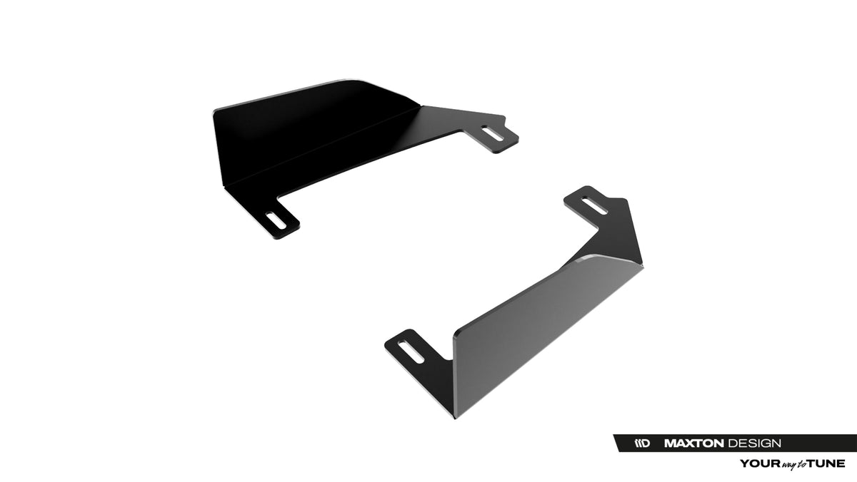 Sidesplittere Bak Audi S5 B10 med matt sort finish og stilren kant