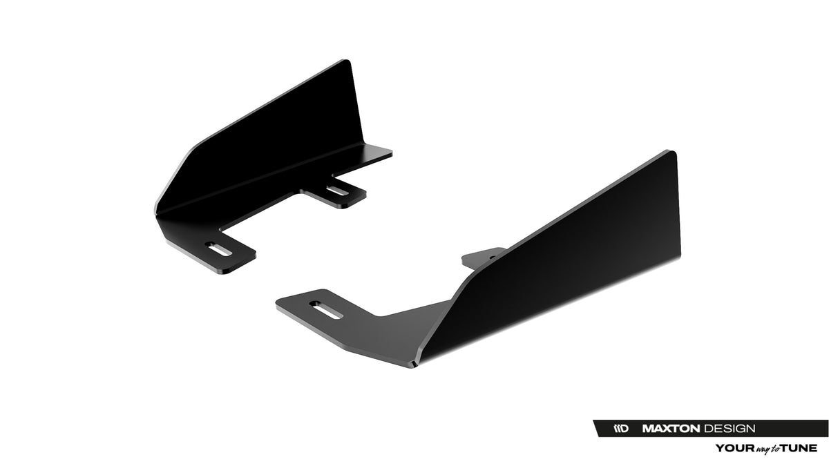 Sidesplittere bak i 10 mm ABS med matt sort finish til Cupra Leon ST