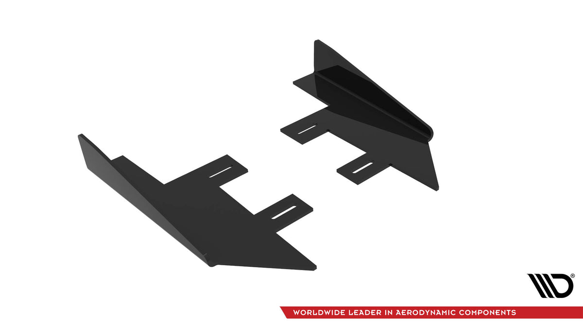 Bakre sideflaps for Honda Civic X med beskyttelsesfolie, produktbilde fra siden