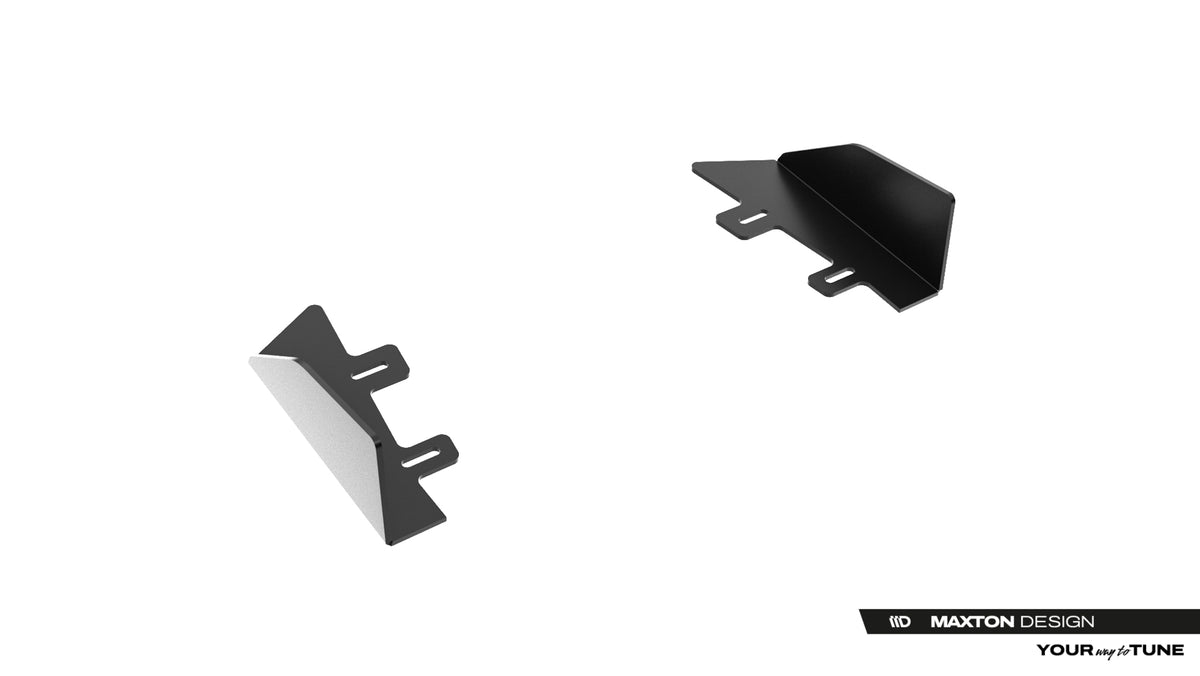 Detaljbilde av 10 mm ABS sidesplittere bak til Lexus IS 500