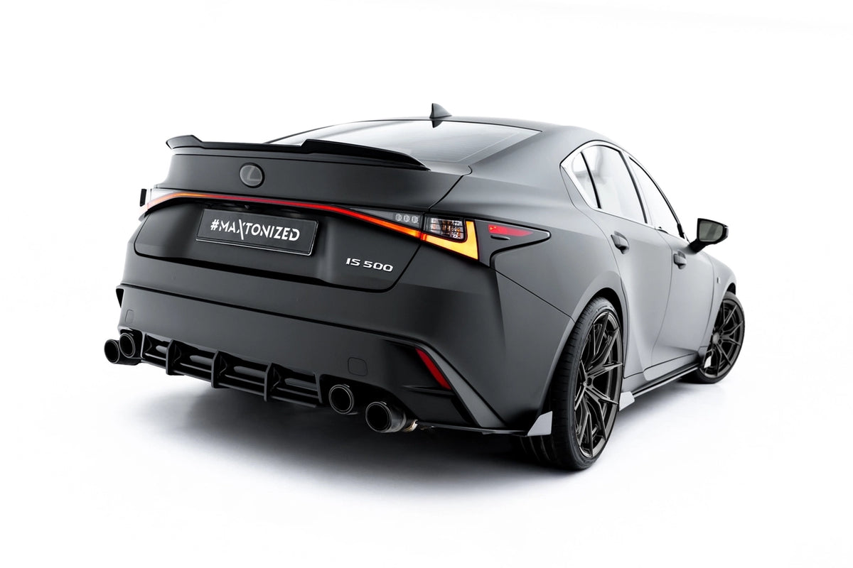 Nærbilde av Maxton Design sidesplittere bak for Lexus IS 500 (XE30)