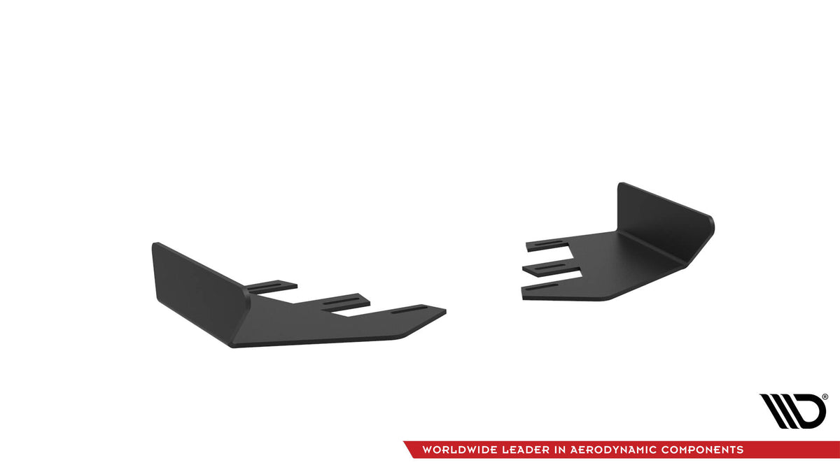 Par med sideflaps bak til Mercedes A35 Hatchback W177, sett ovenfra