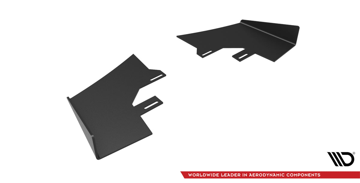 Maxton Design bakre sideflap i 10 mm ABS-plast, detaljbilde ovenfra