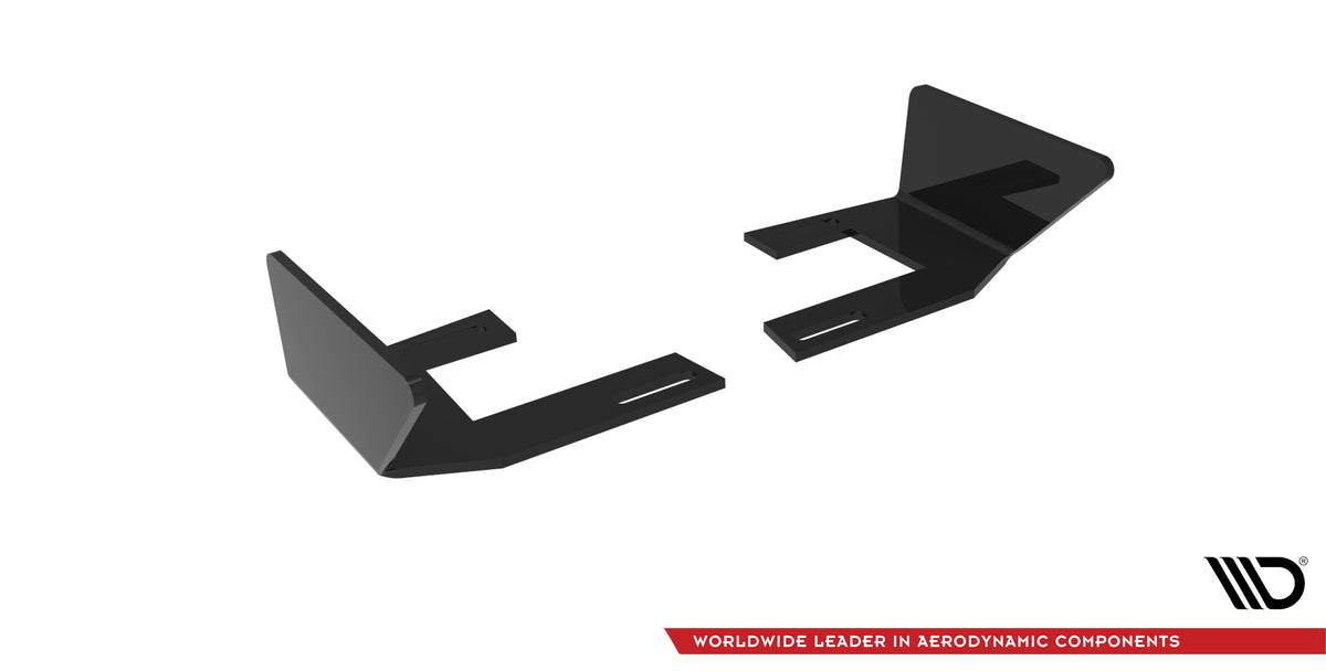 Nærbilde av CNC-frest sideflap i 10 mm ABS-plast for Peugeot 208 GT Mk2