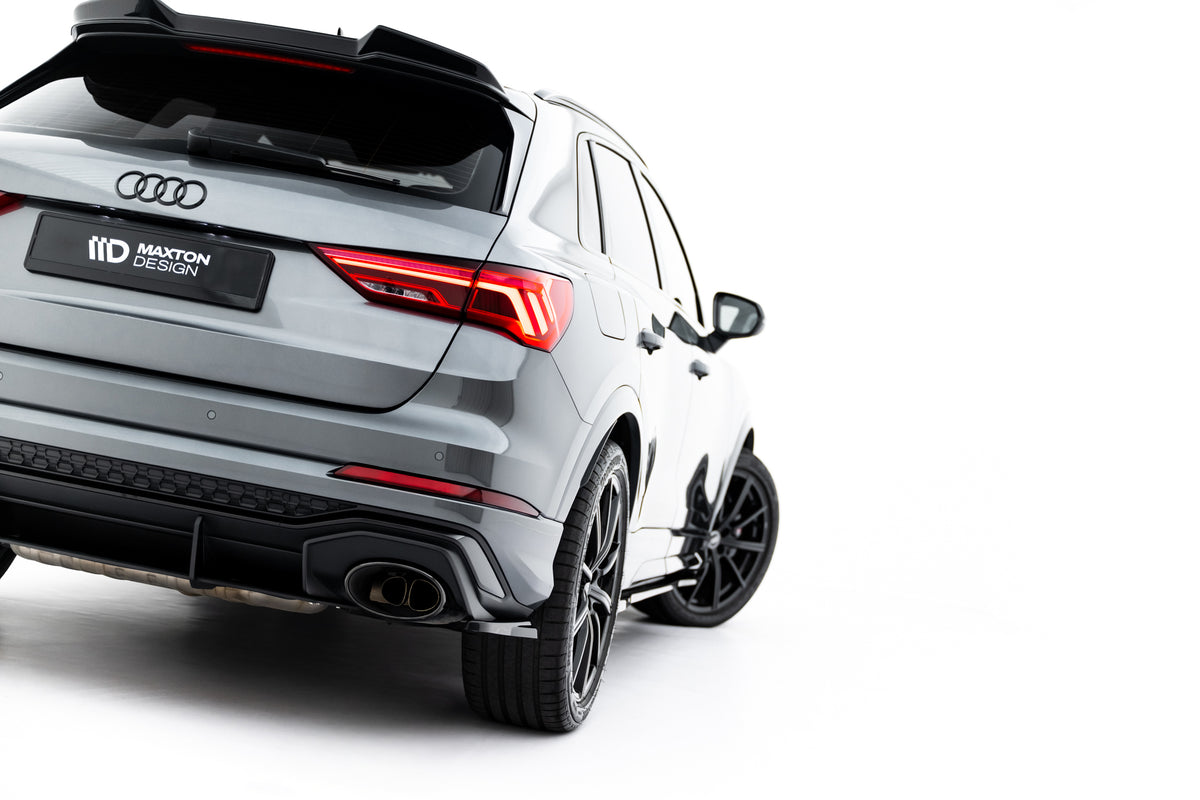 Sidesplittere bak til Audi RSQ3 SUV F3 i blank sort ABS-plast