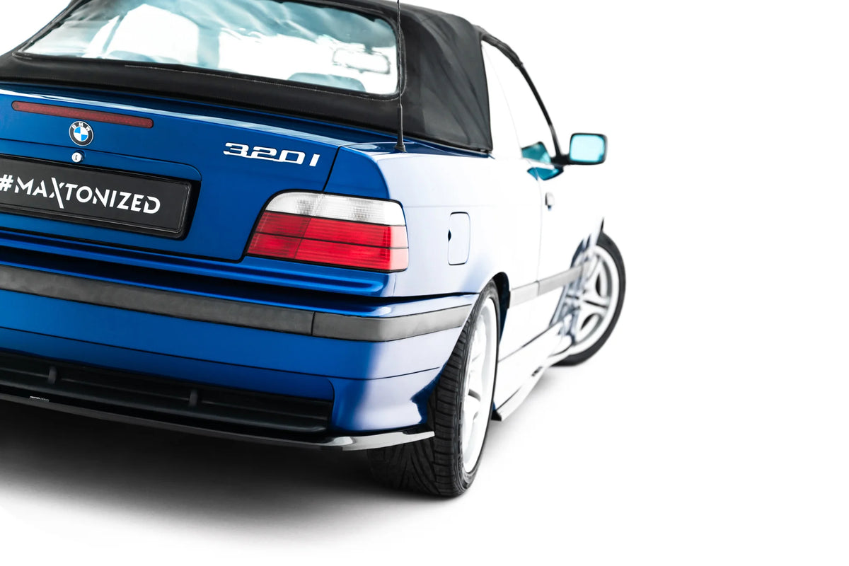 Bakre sidesplittere for BMW 3 M-Pakke E36 i Gloss Black