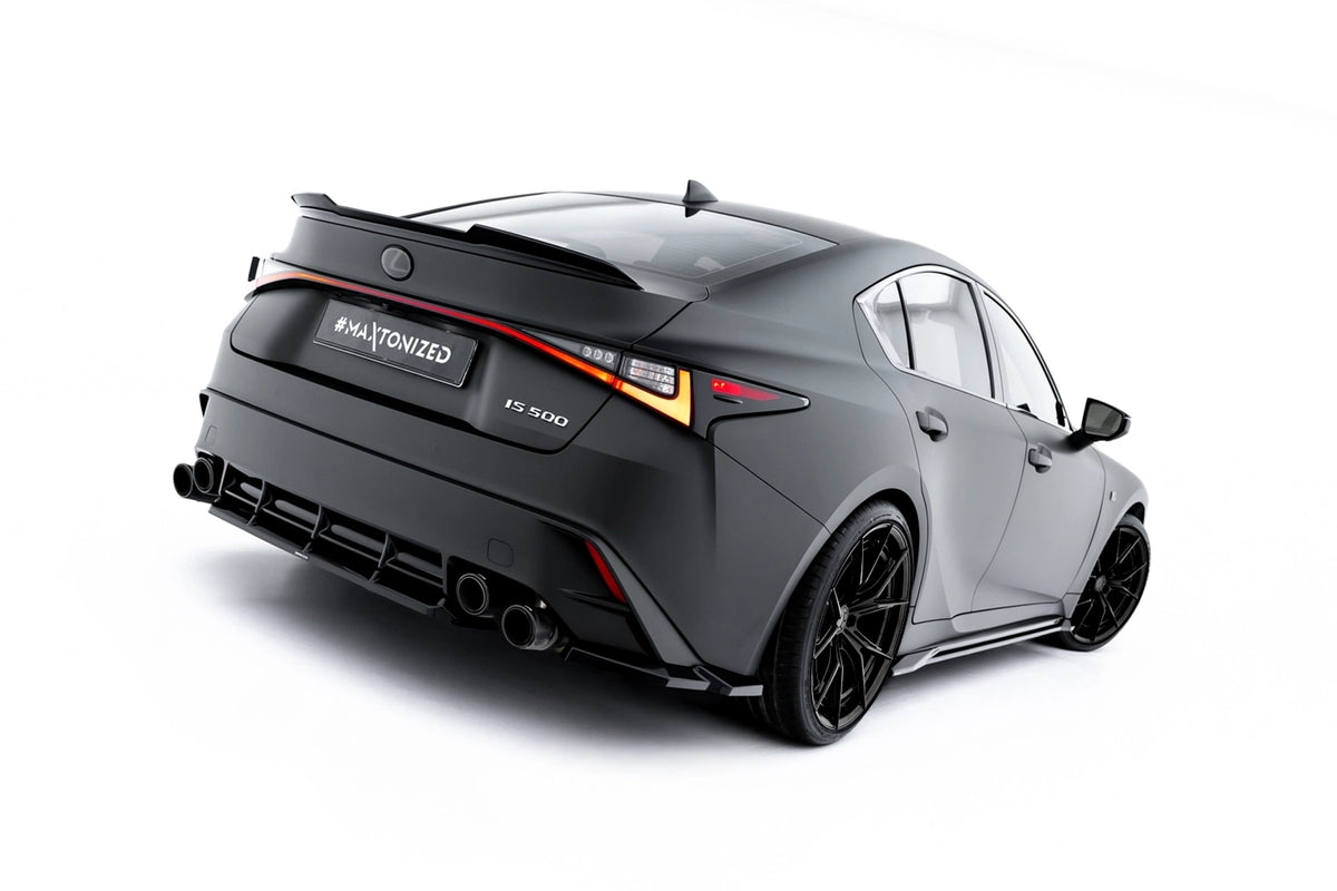 Venstre og høyre sidesplitter bak for Lexus IS 500 Mk3 Facelift 2
