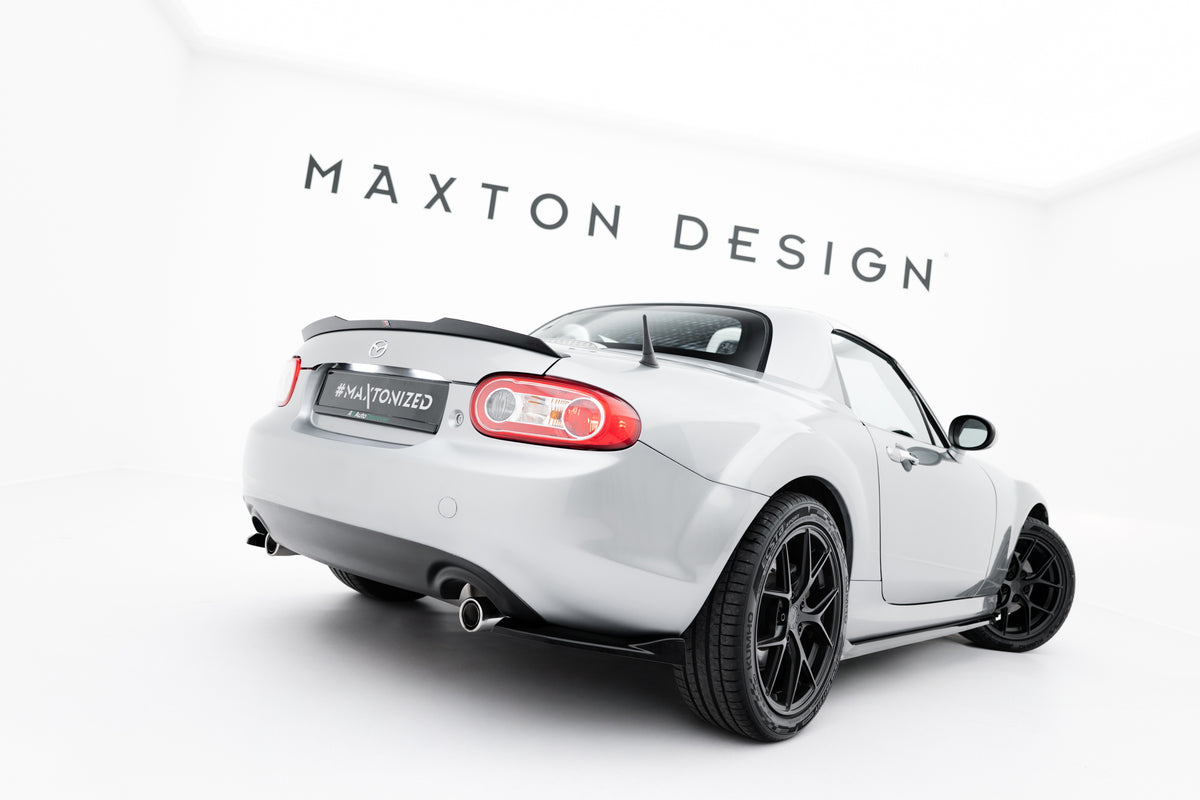 Sideflaps bak for Mazda MX-5 NC Facelift, sett ovenfra med venstre og høyre del