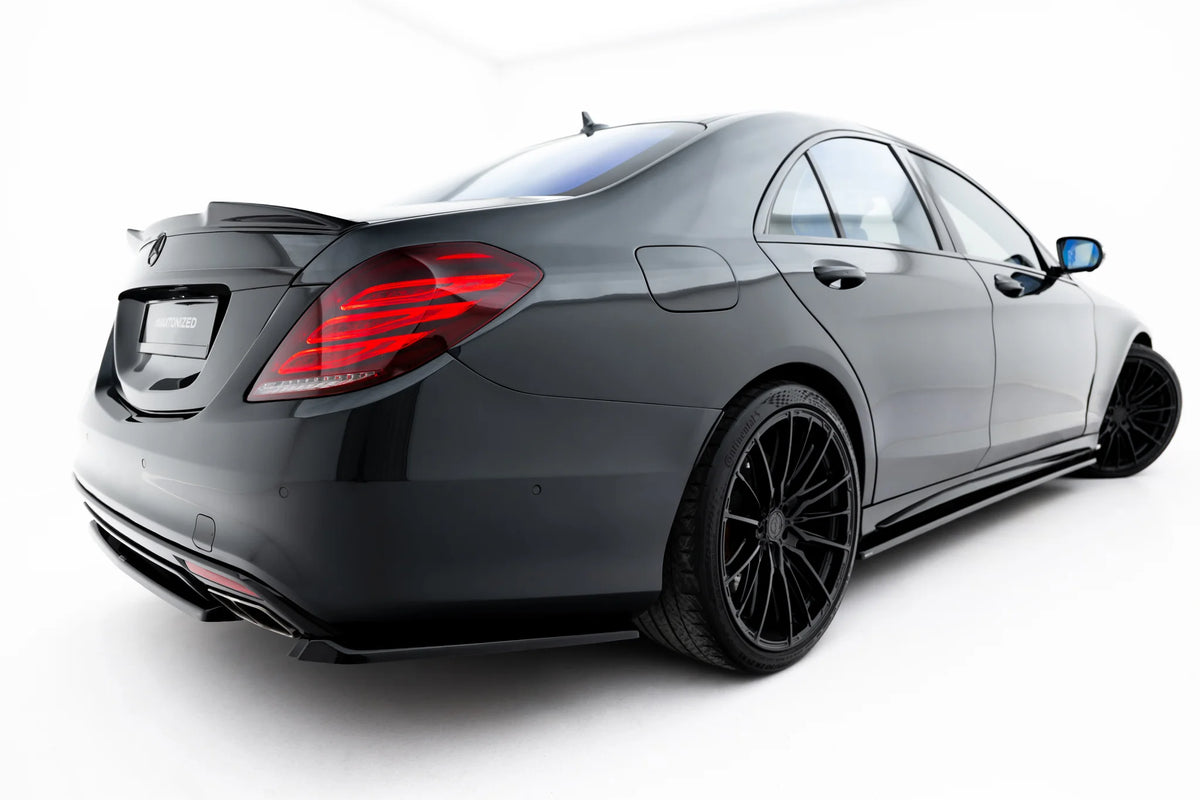 Komplett sett med sidesplittere bak og festemateriell for W222 AMG-Line