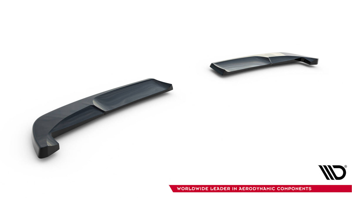 Bakre sideflaps for Mini JCW F56 vist fra siden mot bilens hekk