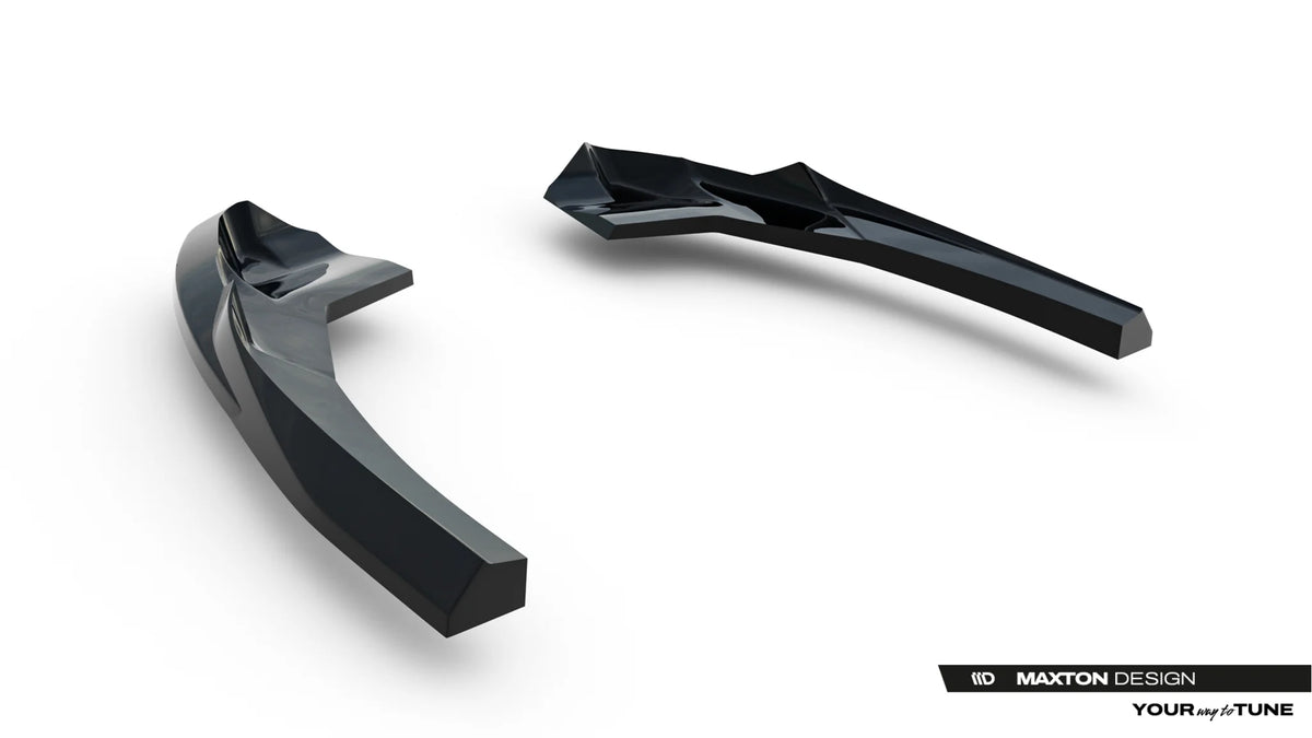 Blank sort sidesplitter V.1 til Audi RS3 Sedan 8Y Facelift sett fra siden