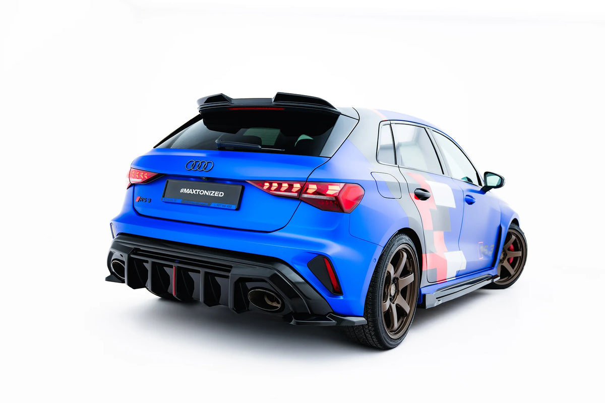Maxton Design sidesplittere bak i ABS for Audi RS3 Sportback 8Y