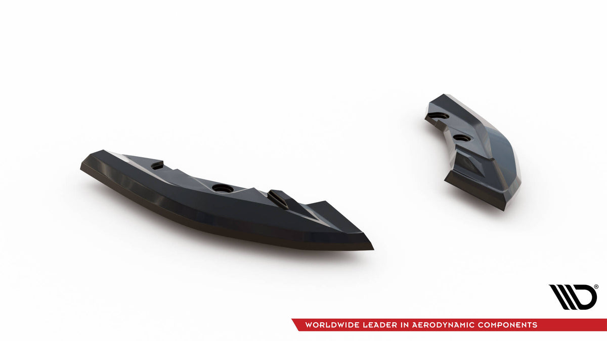 BMW F70 M-Pakke med monterte bakre sideflaps V.1 fra Maxton Design for et aggressivt uttrykk