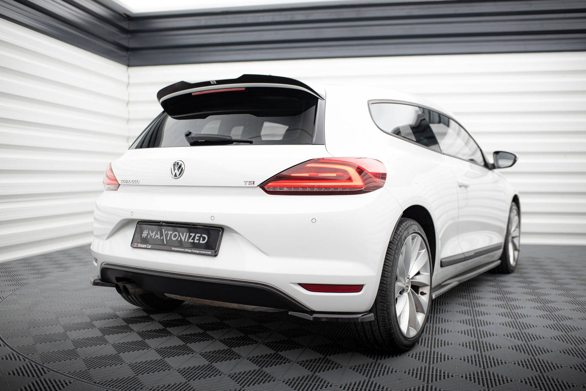 Bakre sideflaps V.1 til VW Scirocco Mk3 Facelift, komplett sett sett ovenfra
