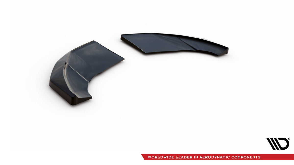Bakre sidesplitter i strukturert svart finish til Audi TT 8S S-Line