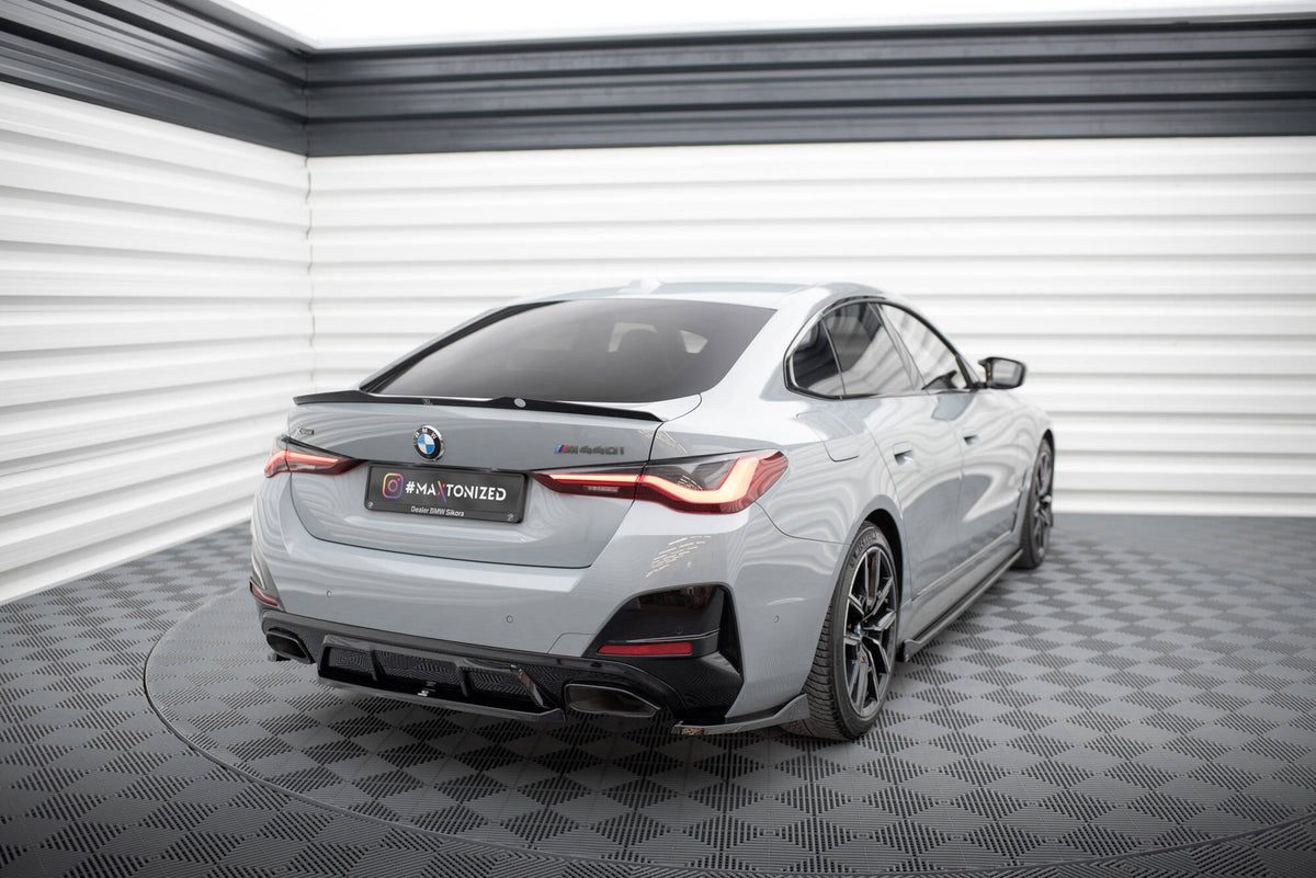 Sidesplitter V.2 montert på BMW M440i Gran Coupé G26 – nærbilde
